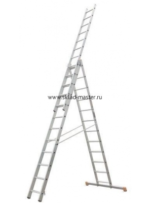 Лестница 3-х секционная алюминиевая 3*12