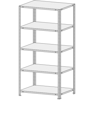 Стеллаж MS Standart  245-2,2