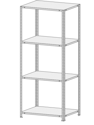 Стеллаж MS-Strong 244-2,5